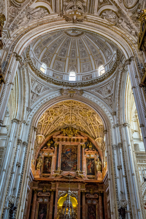 Altar in the Mezquita de CÃ³rdoba,the Great Mosque of CÃ³rdoba, Mosque-Cathedral,Mezquita, Cordoba Spainのeditorial素材