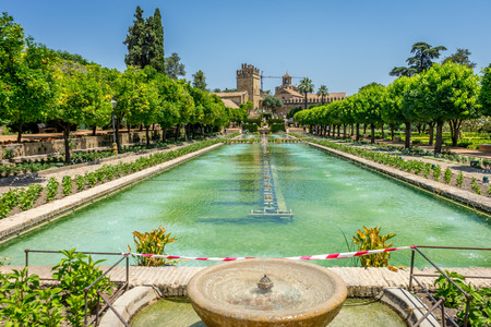 Alcazar de los Reye Cristianos in Cordoba, Spain.のeditorial素材