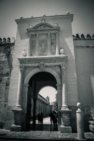 Arch at the entrance to the Mezquita de Córdoba,the Great Mosque of Córdoba, Mosque-Cathedral,La Mezquita, Mezquitaの写真素材
