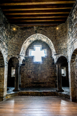 A chapel in the Gravensteen castle in Ghent, Belgium, Europeのeditorial素材