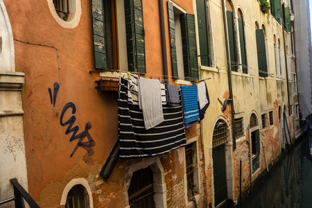 Venice, Italy - 30 June 2018: the cityscape and townscape of Venice in Italyのeditorial素材