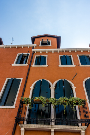 Europe, Italy, Venice, the roof of a buildingのeditorial素材