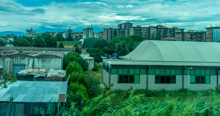 Florence, Italy - 25 June 2018: The outskirts of Florence, Italyのeditorial素材