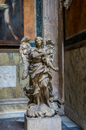 Rome, Italy - 24 june 2018: interiors of the pantheon, Roman Pantheon is one of the best-known sights of Romeのeditorial素材