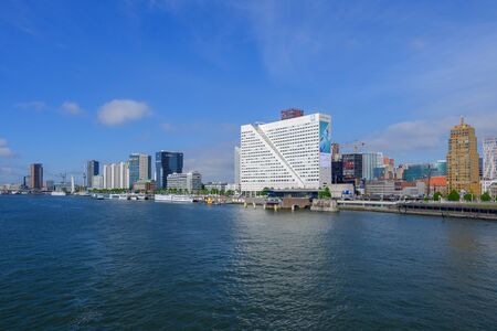 Rotterdam, South Holland, The Netherlands - May 5 2019: Archirecture of the city on the streets, Hollandの写真素材
