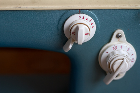 Sewing machine. The setting items.の写真素材