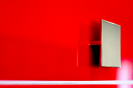 Door handle with lock. Door handle for door or Cabinet.の写真素材