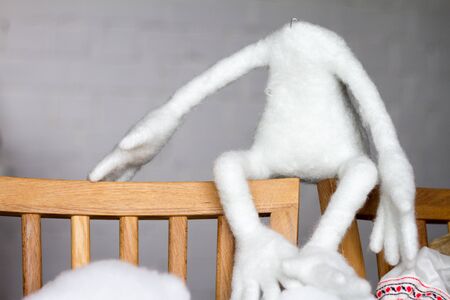 Making of handmade toysの写真素材