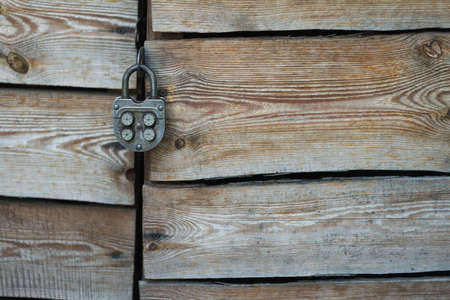 Brown wood texture. Old wood background. Empty template. Copyspace.の写真素材