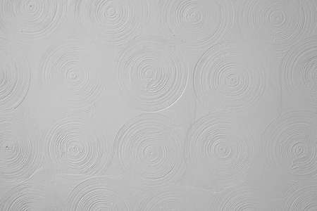 Abstract background gypsum panel, spiral-shaped volumetric, white circles, futuristic background, selective focusの写真素材