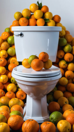 World Toilet Day Citrus Fresh Conceptの素材