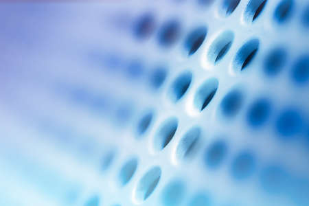 Abstract blue background on the theme of modern technology, communication, internet. Macro photographyの写真素材