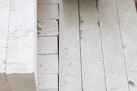The cement pillars background textureの写真素材