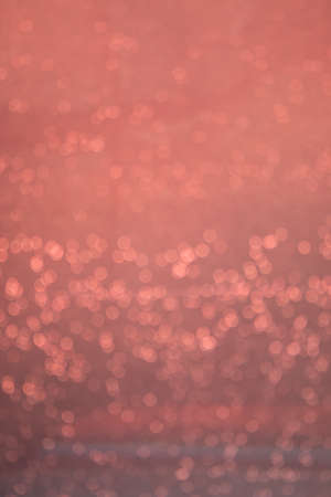 Bokeh red lights abstract backgroundの写真素材