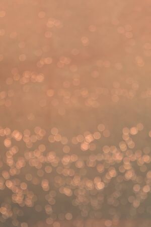 Bokeh orange abstract backgroundの写真素材