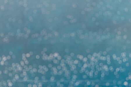 Bokeh Blue lights abstract backgroundの写真素材
