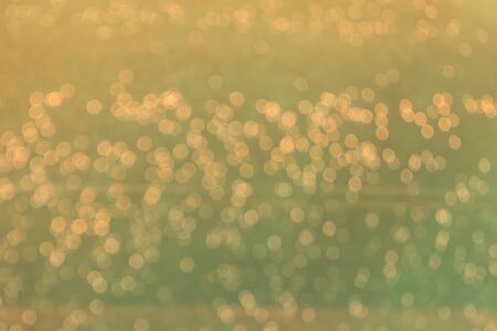 Bokeh orange lights abstract backgroundの写真素材