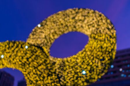 Golden  Bokeh Background