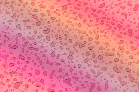 Water stains on the glass for backgroundの写真素材