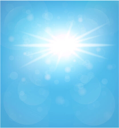 Abstract blue background with a flash of lightのイラスト素材