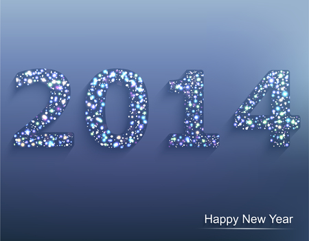 Happy new year 2014  Ð¡elebration background のイラスト素材