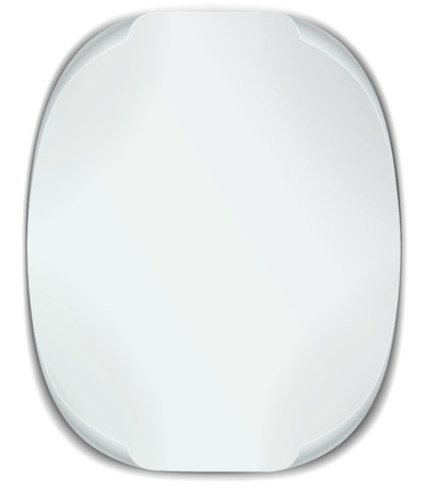 Empty sheet of paper with bent cornersのイラスト素材