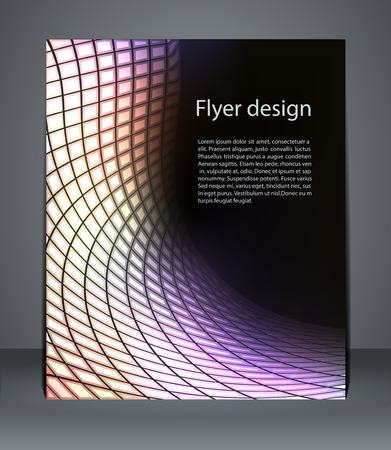 Flyer design or magazine cover, poster のイラスト素材