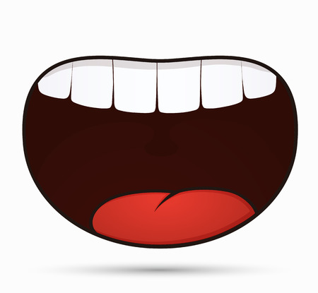 Sign smile on white background.のイラスト素材