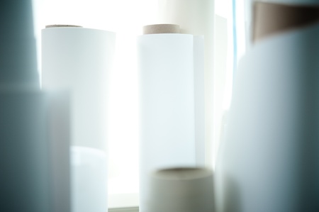 print shop paper rollsの写真素材