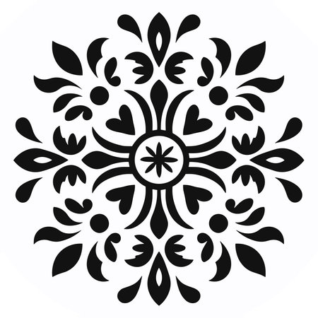 Oriental vector pattern with arabesques and floral elements. Traditional classic ornamentのイラスト素材