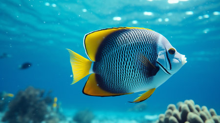 Tropical fish in the Red Sea. Egypt, Africa.の写真素材