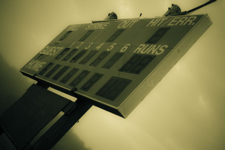 scoreboardの写真素材