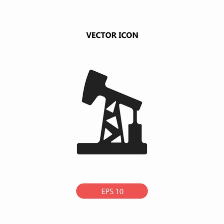 oil rig vector iconのイラスト素材