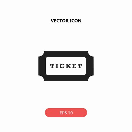 ticket vector iconのイラスト素材