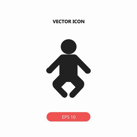 baby vector iconのイラスト素材