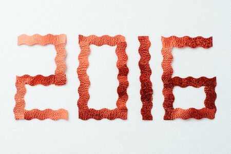 The inscription two thousand and twelve on a white backgroundの写真素材