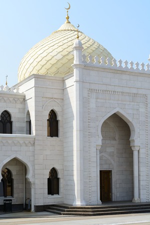 Bolgar city, Tatarstan, Russia - July 26, 2016: White mosqueのeditorial素材