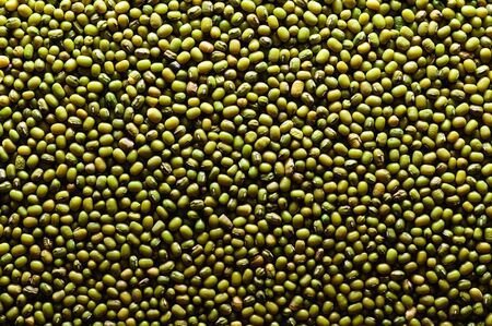 Source of vegetable protein. Mung beans texture. A balanced, healthy diet for vegans and vegans.の写真素材