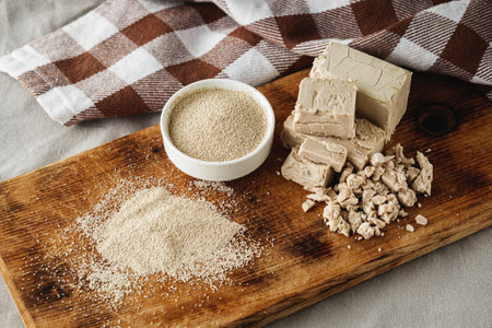 Dry Yeast for Baking Essential Leavening Ingredient.の写真素材
