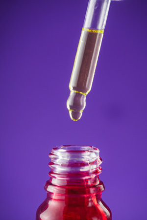Cosmetic Essentials Makeup, Skincare Beauty Oils....の写真素材