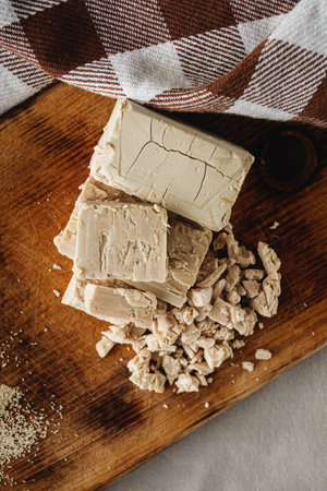 Dry Yeast for Baking Essential Leavening Ingredient.の写真素材