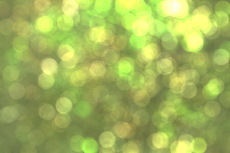 Abstract circular green bokeh background.の写真素材