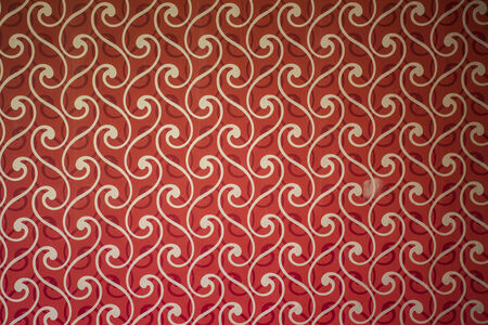 Luxury ornamental red wallpaperの写真素材