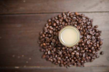 roasted coffee beansの写真素材