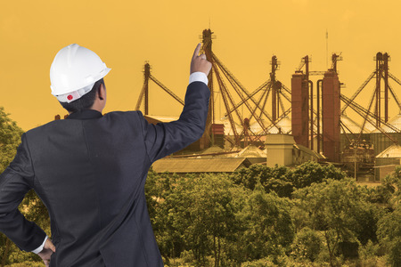 engineer in a construction siteの写真素材