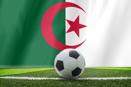 Algeria soccer ballの写真素材