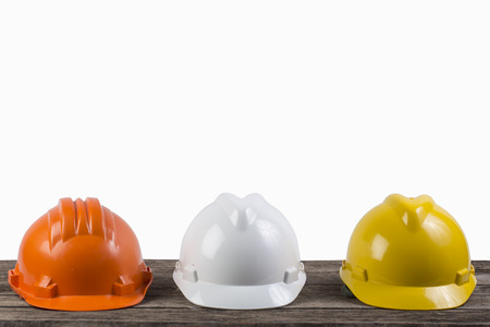 engineer working table plan on white background