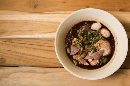 noodle of traditional thai foodの写真素材