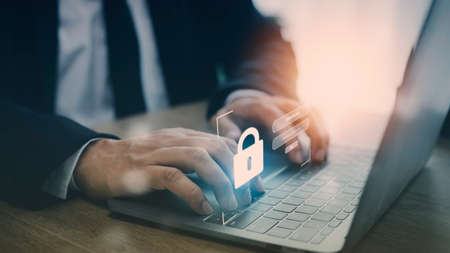 internet, Cyber, firewall security, Data protection, information safety and encryption, secured...