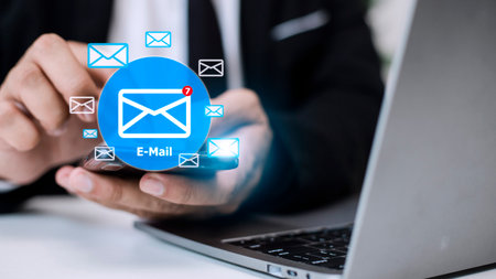 Email Inbox Electronic Communication Graphics Concept